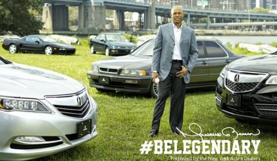 Future Hall of Famer Mariano Rivera is the focal point of a new advertising campaign for the New York Acura Dealers. "Legends" centers on a series of television commercials featuring new Acura models, as well as cameos from iconic Acuras of the past.  (PRNewsFoto/New York Acura Dealers Association)